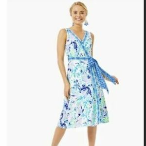 Lilly Pulitzer Shaylee Stretch Midi Dress, size 2 NWT
